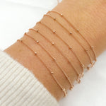 Load image into Gallery viewer, 444RGF. Rose Gold Filled Satellite Chain