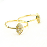 Load image into Gallery viewer, 14K Solid Gold Diamond Ring.