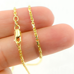 Load image into Gallery viewer, 14K Solid Gold Box Chain