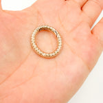 Load image into Gallery viewer, Diamond Silver Oval Snap Clasp
