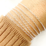 Load image into Gallery viewer, Sterling Silver Smooth Oval Link Chains