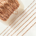 Load image into Gallery viewer, 14K Rose Gold Tube Chains