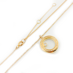 Load image into Gallery viewer, Solid Yellow Gold Chopard Happy Diamond Necklace