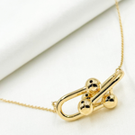 Load image into Gallery viewer, NFZ71461. 14K Solid Gold Knot Necklace