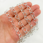 Load image into Gallery viewer, Sterling Silver Smooth Heart Chain