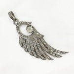 Load image into Gallery viewer, Sterling Silver Wing Pendant with Gemstones