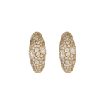 Load image into Gallery viewer, EFL54138. 14k Solid Gold Diamond Horn Studs Earrings