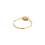 Load image into Gallery viewer, 14k Solid Gold Diamond Eye Ring.