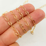Load image into Gallery viewer, 1370SBGF. 14K Gold-Filled Diamond Cut Oval Link Chain