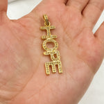 Load image into Gallery viewer, DP576. Diamond Sterling Silver Hope Pendant