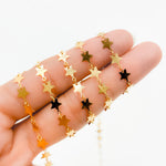 Load image into Gallery viewer, V312GF. 14K Gold-Filled Fancy Star-Link Chain