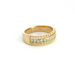Load image into Gallery viewer, 14k Solid Gold Diamond Ring.