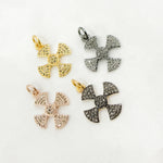 Load image into Gallery viewer, DC306. Diamond Sterling Silver Cross Pendant