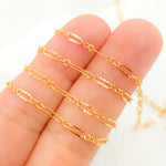 Load image into Gallery viewer, 163SBGF. 14K Gold Filled Diamond Cut Oval Link Chain