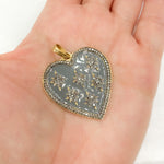 Load image into Gallery viewer, Shop Now Sterling Silver Heart and Stars Enamel Pendants