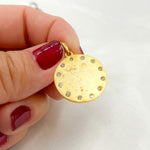 Load image into Gallery viewer, DP806. Diamond Sterling Silver Round Pendant