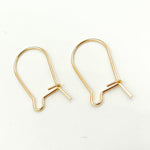 Load image into Gallery viewer, 4006440GF. Gold Filled Kidney Ear Wire