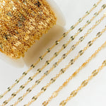 Load image into Gallery viewer, 193SBSFGF. 14K Gold-Filled Diamond Cut Marina Link Chain