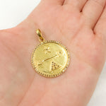Load image into Gallery viewer, Shop Now Diamond Sterling Silver Round Arrow Pendant