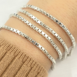 Load image into Gallery viewer, Y107SS. Sterling Silver Box Link Chain