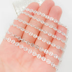 Load image into Gallery viewer, Sterling Silver Fancy Disc Chain