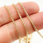 Load image into Gallery viewer, 520GF. 14K Gold Filled Round Box Chain