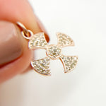 Load image into Gallery viewer, DC306. Diamond Sterling Silver Cross Pendant
