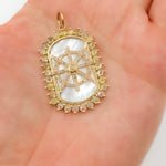 Load image into Gallery viewer, 14K Gold Ship Helm Pendants