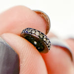 Load image into Gallery viewer, Diamond & Sterling Silver Spacer Bead