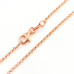 Load image into Gallery viewer, RGPRolo. Rose Gold Plated Rolo Necklace