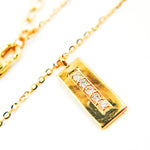Load image into Gallery viewer, Shop 14K Solid Gold Diamond and Emerald Mix Shapes Fancy Necklace