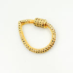 Load image into Gallery viewer, Buy Sterling Silver Drop Carabiner Clasps