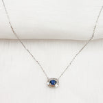 Load image into Gallery viewer, 14K Solid Gold Octagon Fancy Tiny Necklace