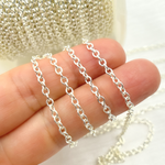 Load image into Gallery viewer, 2214SS. 925 Sterling Silver Cable Chain
