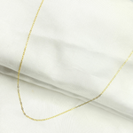 Load image into Gallery viewer, 14k Solid Yellow Gold Smooth Cable Link Chain