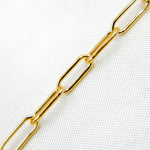 Load image into Gallery viewer, 14k Gold-Filled Smooth Paperclip Necklace