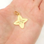 Load image into Gallery viewer, Shop Now Diamond Sterling Silver Flower Pendant