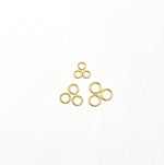 Load image into Gallery viewer, Gold Plated 925 Sterling Silver Close Jump Rings 3,4,5 & 6mm. GPJRC
