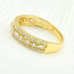 Load image into Gallery viewer, 14K Solid Gold Diamond Ring.