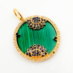 Load image into Gallery viewer, KG157. 14K Gold Flowers Pendant