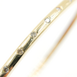 Load image into Gallery viewer, KG94. 14K Solid Gold Diamonds Bangle