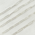 Load image into Gallery viewer, Sterling Silver Paperclip Hammered Link Chains