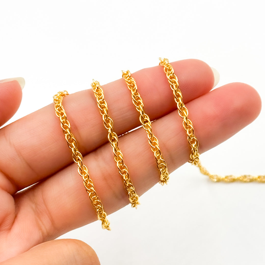 607GF. 14k Gold Filled Rope Chain