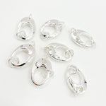 Load image into Gallery viewer, Buy Now White Sterling Silver Oval Clasp