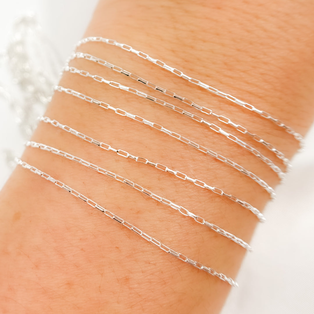 V96SS. Sterling Silver Box Chains