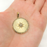 Load image into Gallery viewer, Buy Now Silver Round Star Pendant