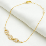 Load image into Gallery viewer, BFF60701. 14k Solid Gold Diamond Bracelet