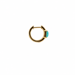 Load image into Gallery viewer, CE97352TQ5X3. 18K Solid Gold Diamond & Turquoise Earrings