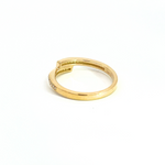 Load image into Gallery viewer, 14k Solid Gold Diamond Double Band Ring.