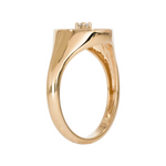 Load image into Gallery viewer, 14K Solid Gold Diamond Ring.